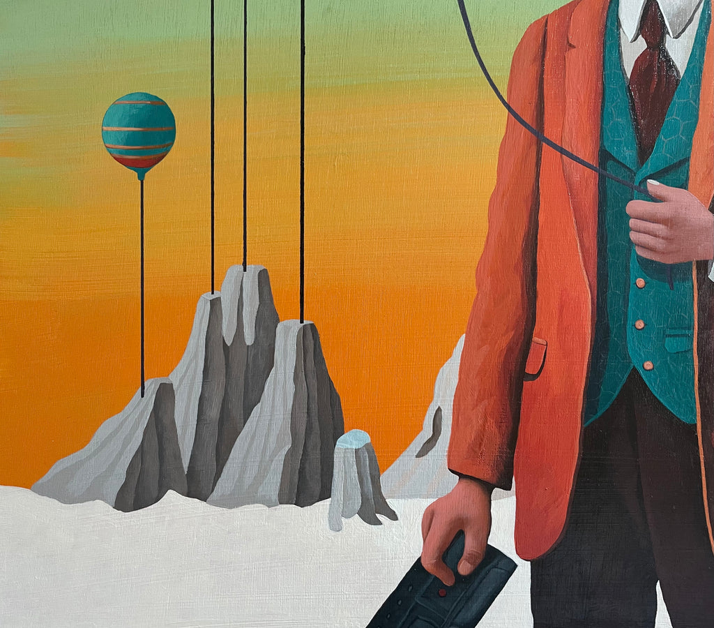 Self-Portrait of Mr. White Rabbit