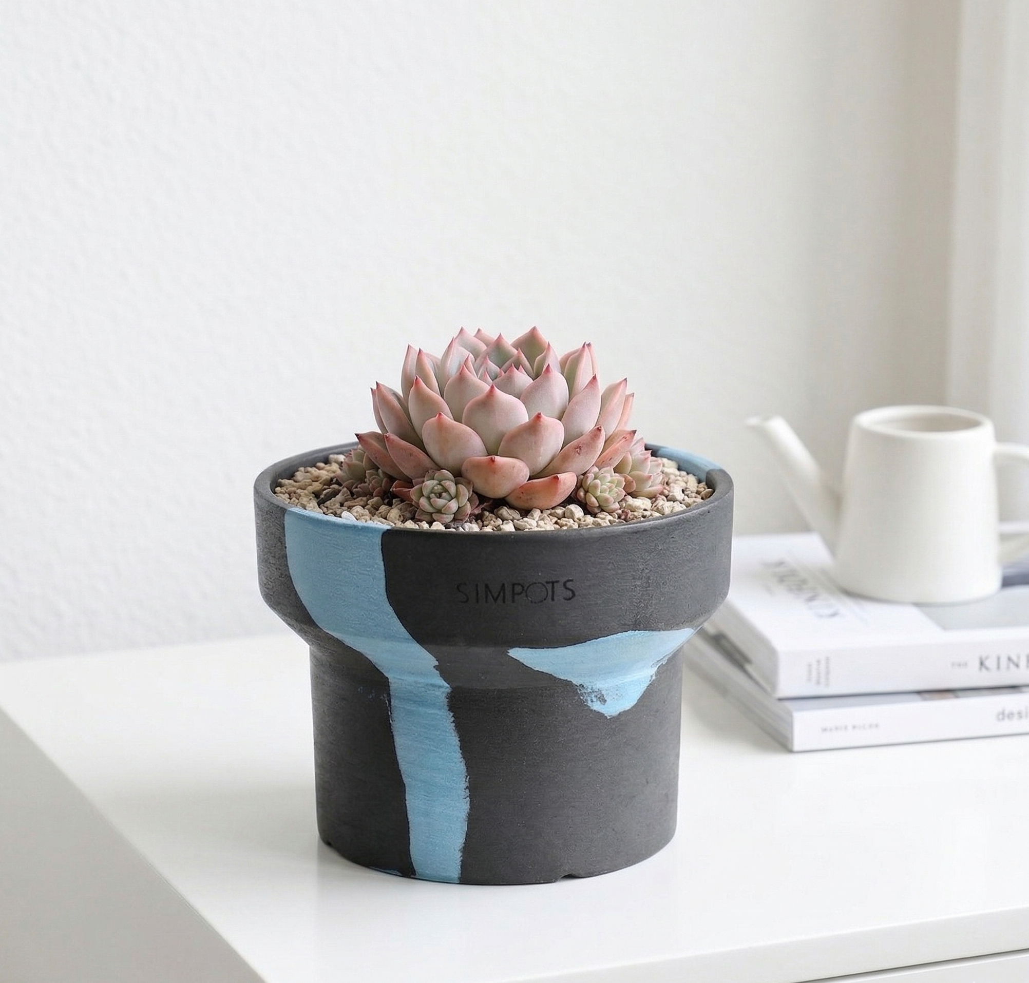 Flow Within: One-of-a-Kind Stone Planter (Large)