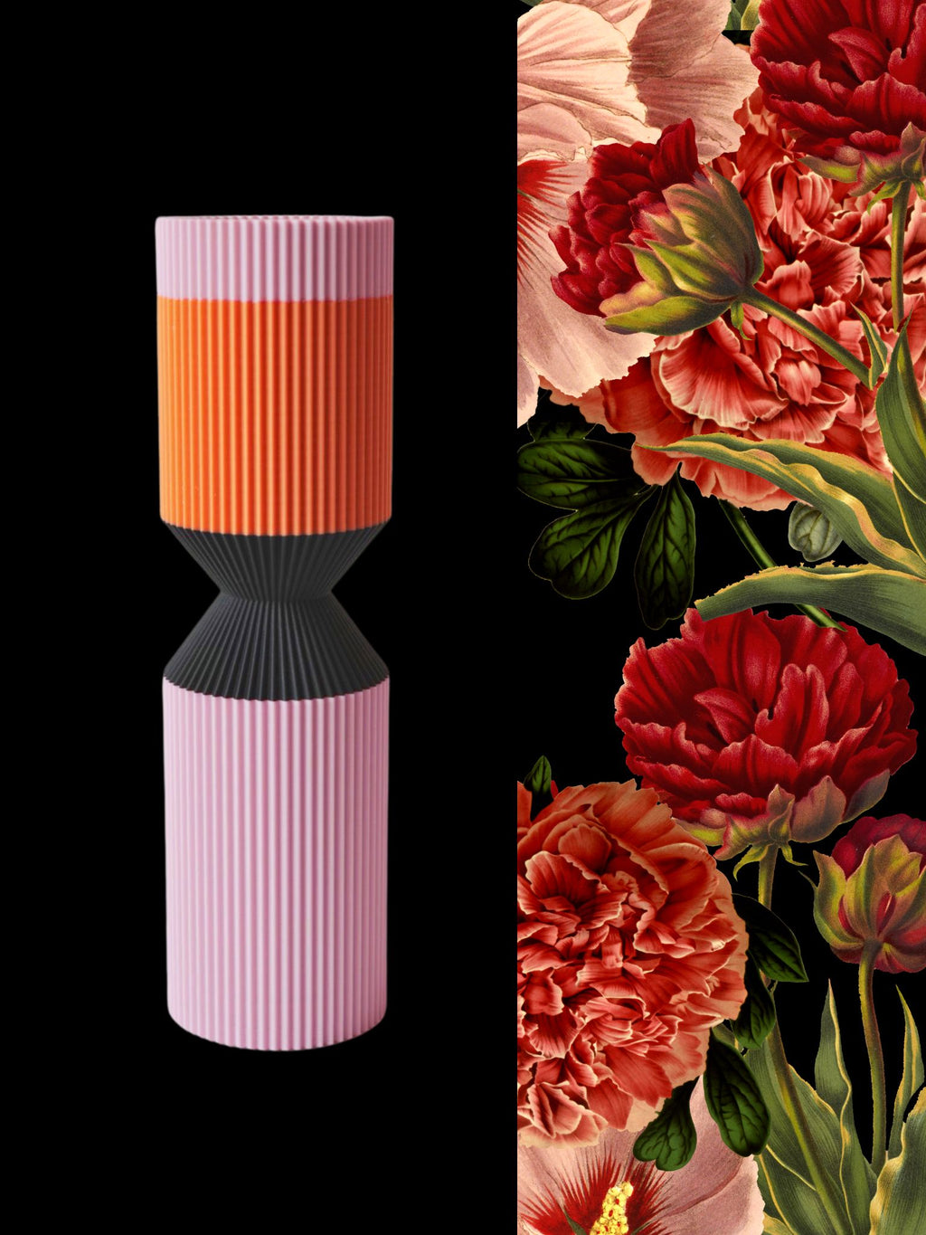 Modern Designer Vase — Minimalist Artistic Flower Vase (Pink1)