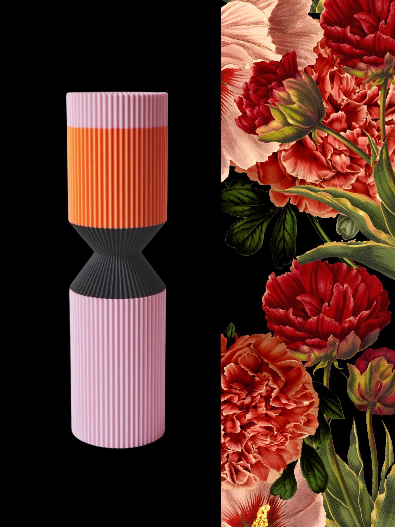 Modern Designer Vase — Minimalist Artistic Flower Vase (Pink1)