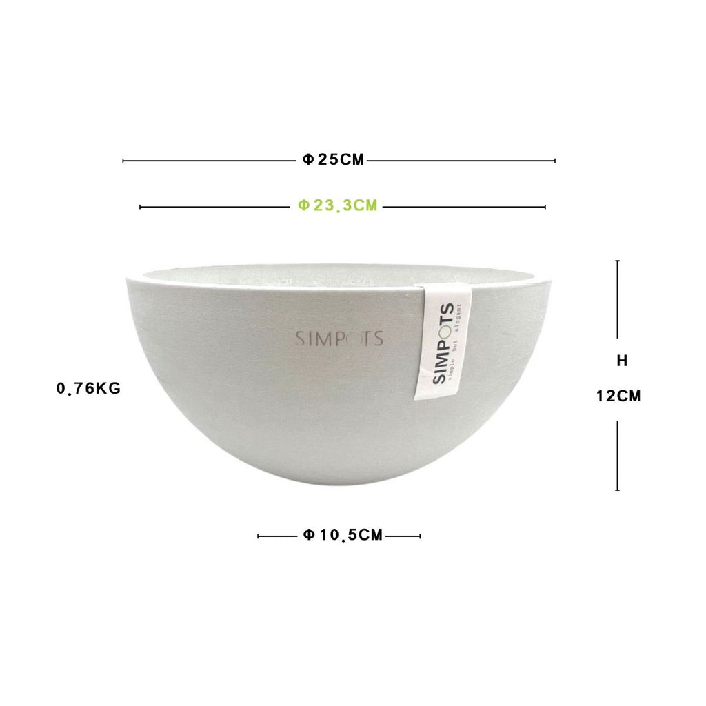 The Orb Sculptural Planter (White)