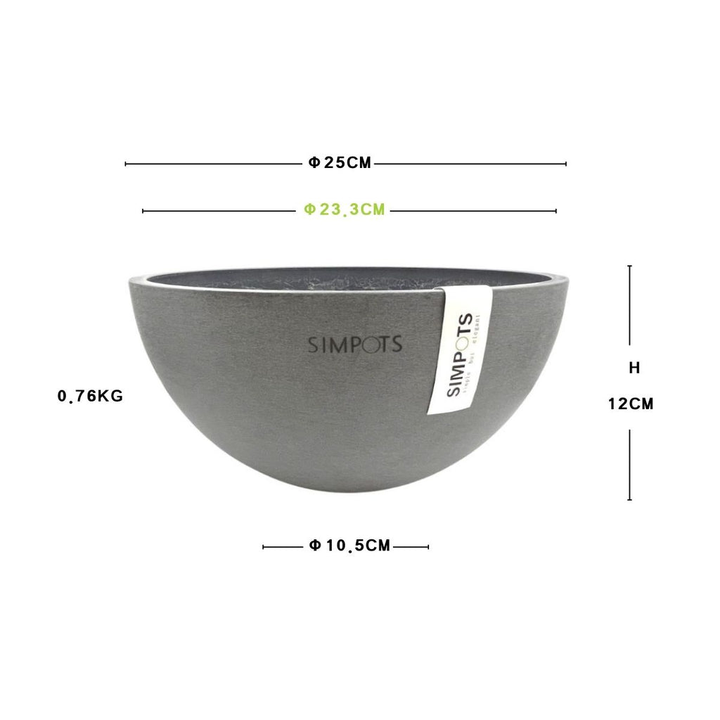 The Orb Sculptural Planter (Gray)