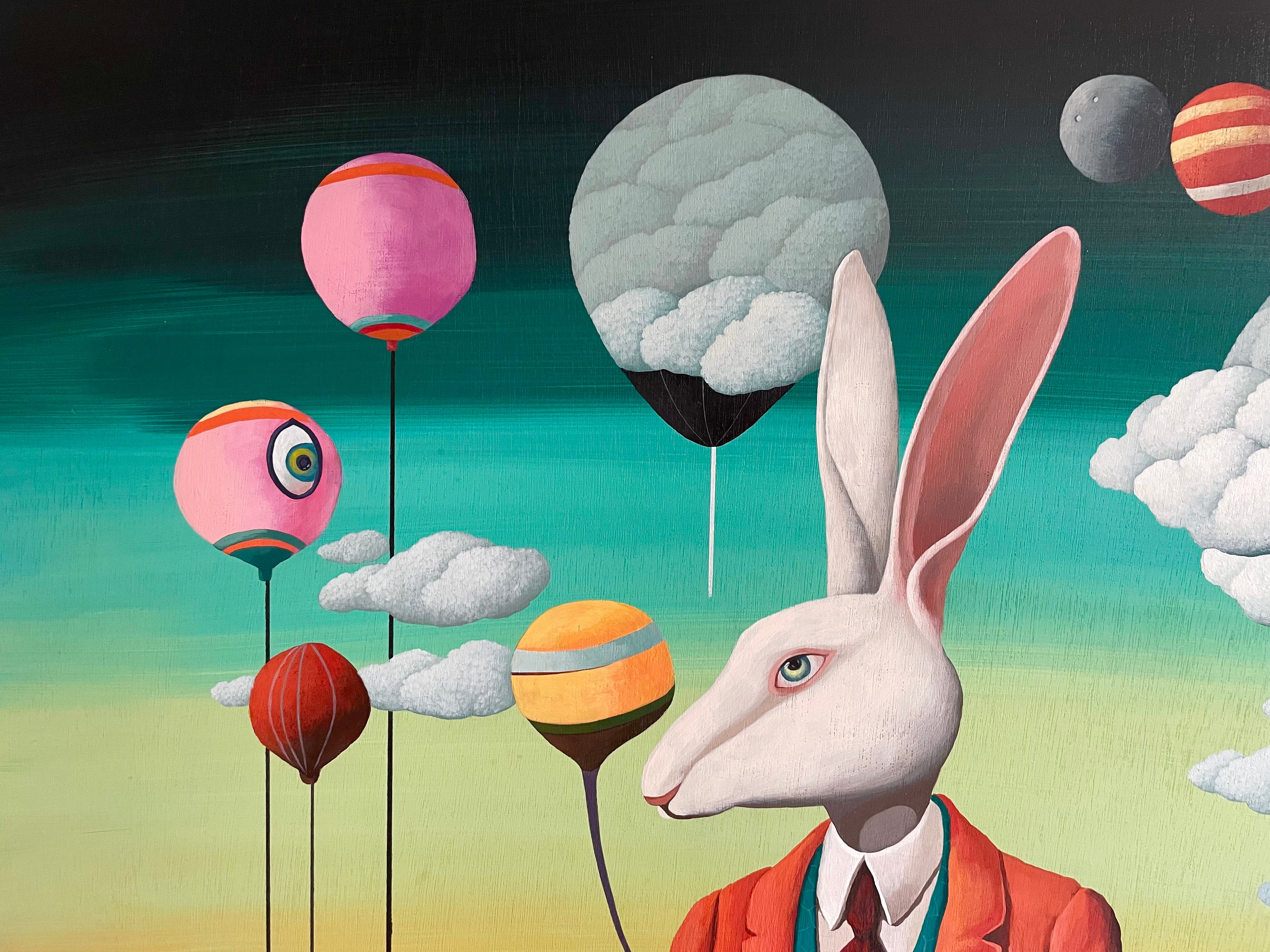 Self-Portrait of Mr. White Rabbit