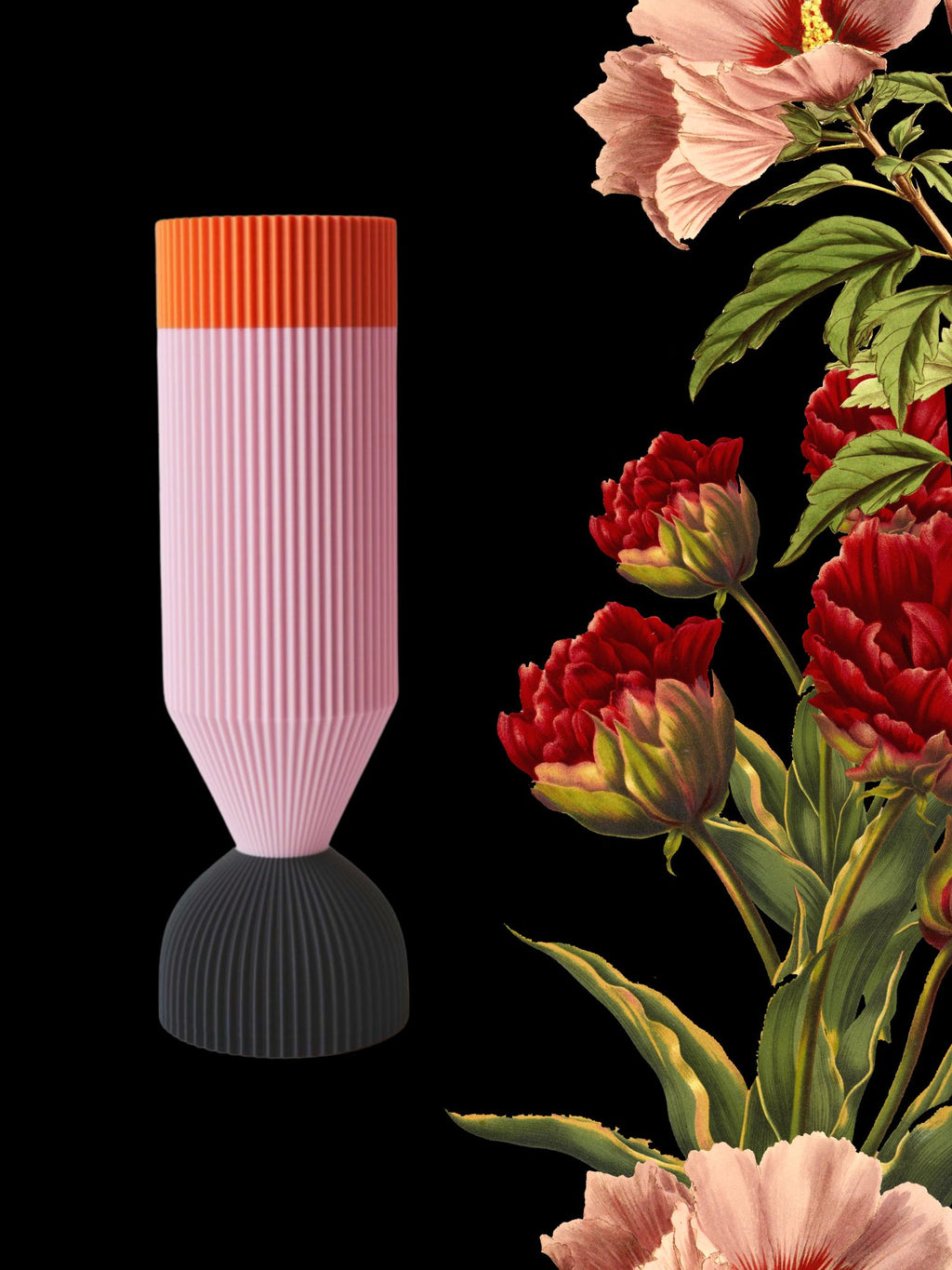 Modern Designer Vase — Minimalist Artistic Flower Vase (Pink2)