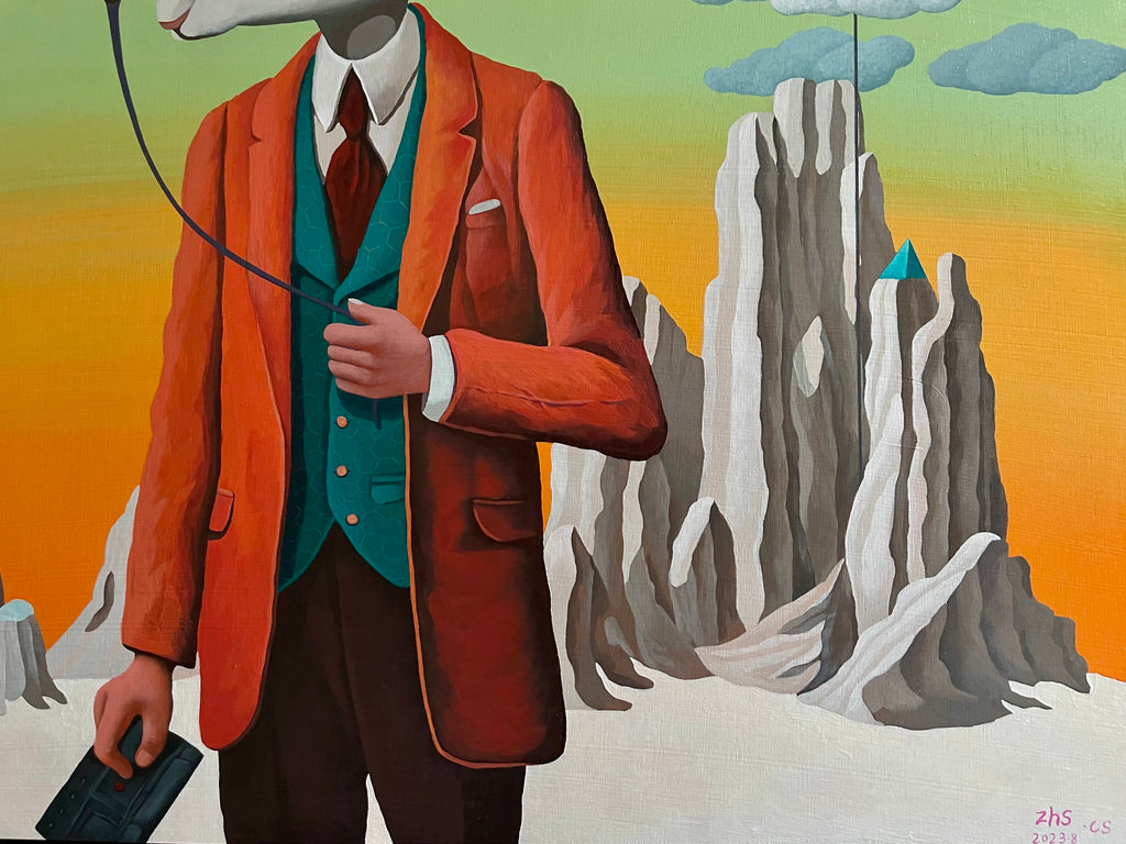 Self-Portrait of Mr. White Rabbit