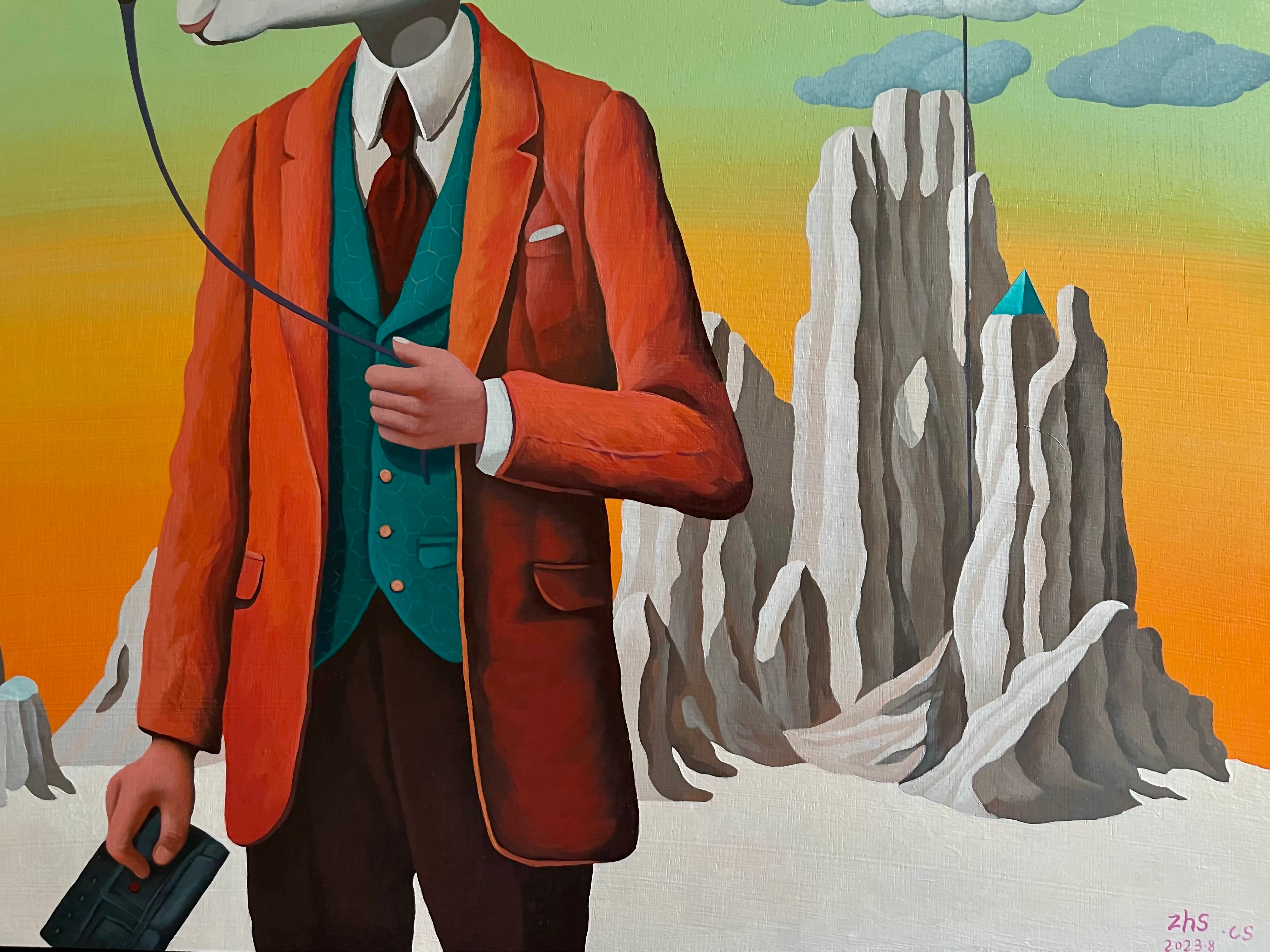 Self-Portrait of Mr. White Rabbit