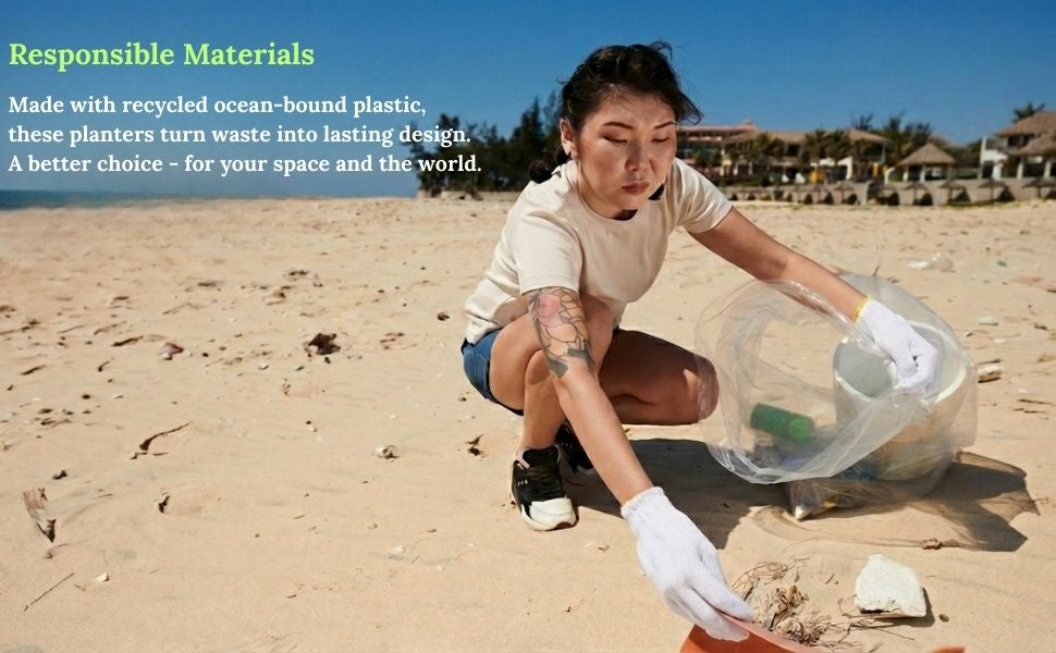 Flow Within: One-of-a-Kind Stone Planter (Large)