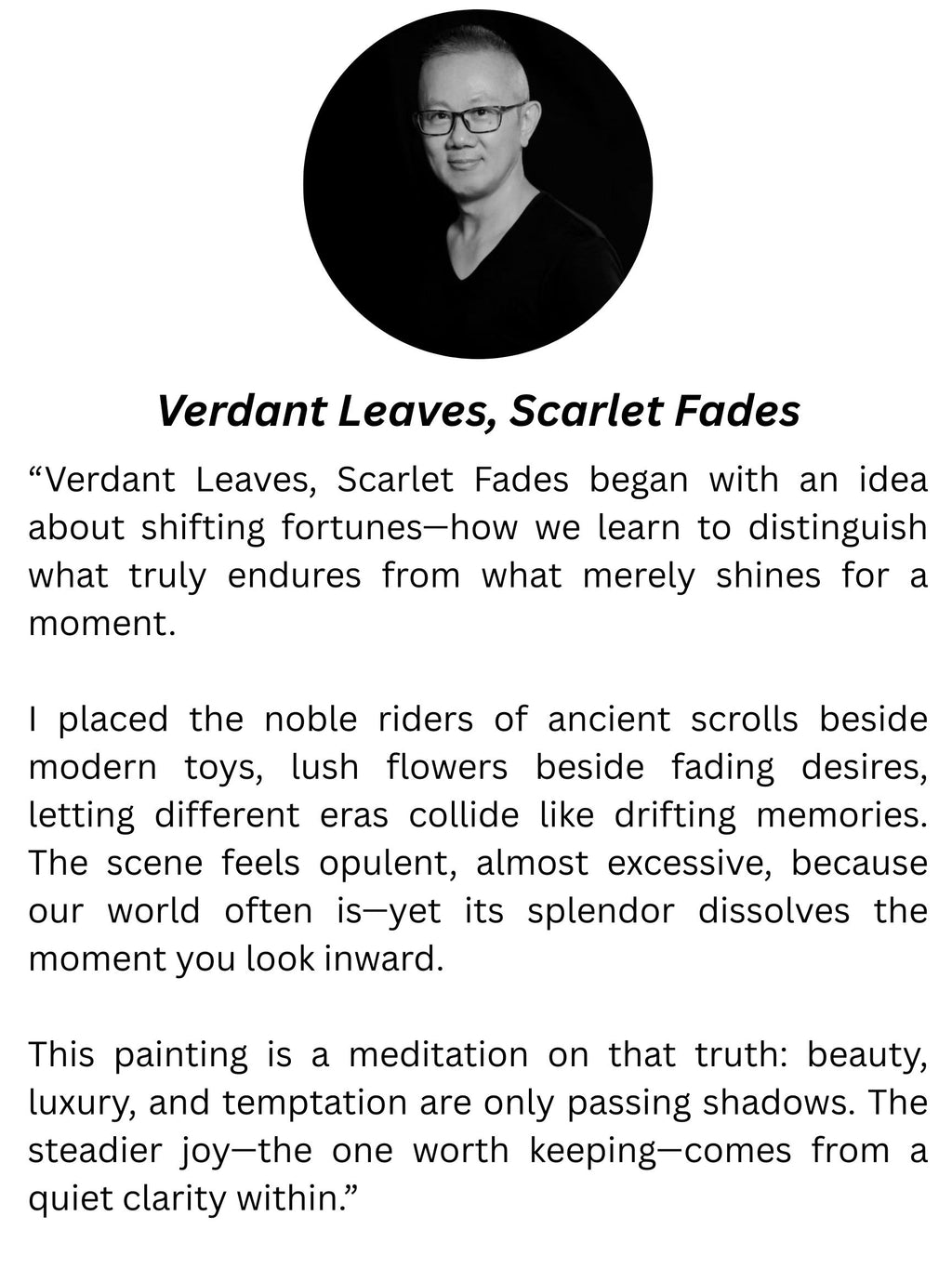 Verdant Leaves, Scarlet Fades