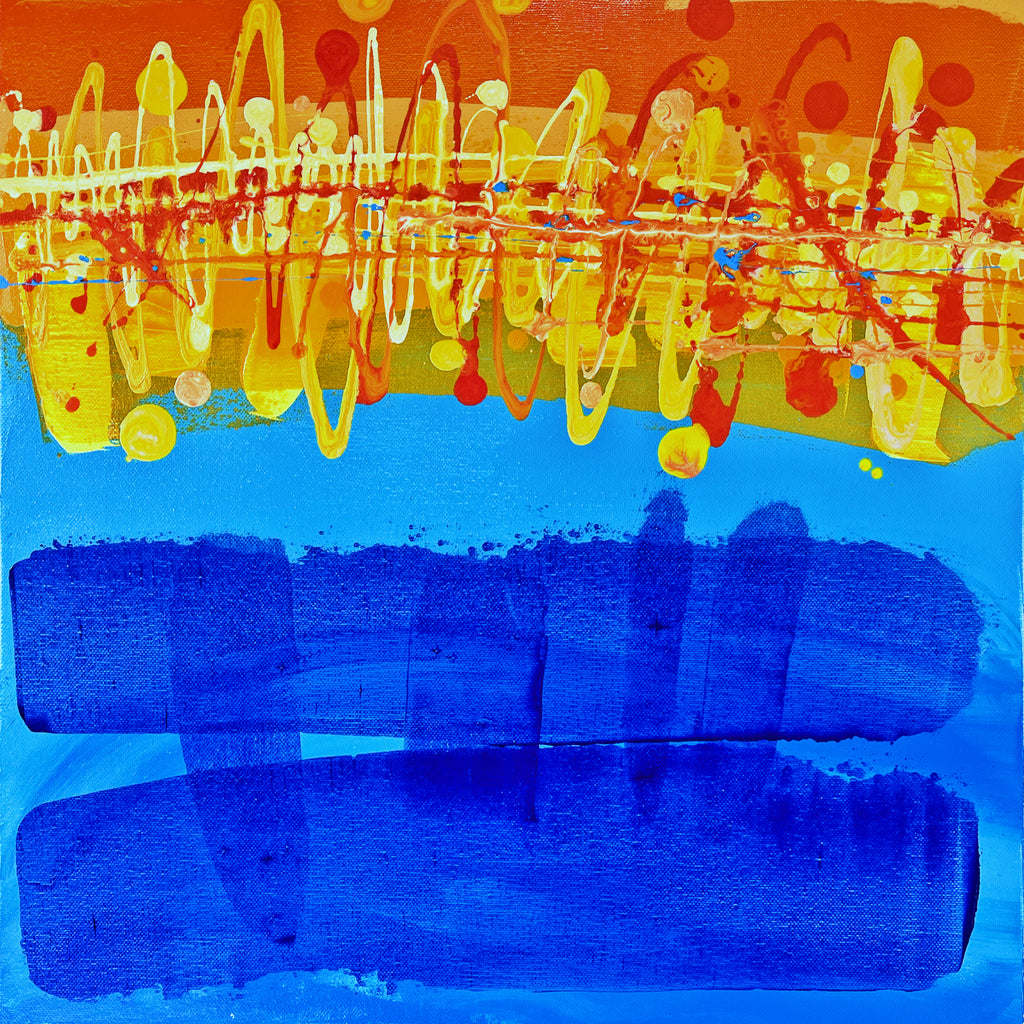 Composition in Amber & Azure, 2022