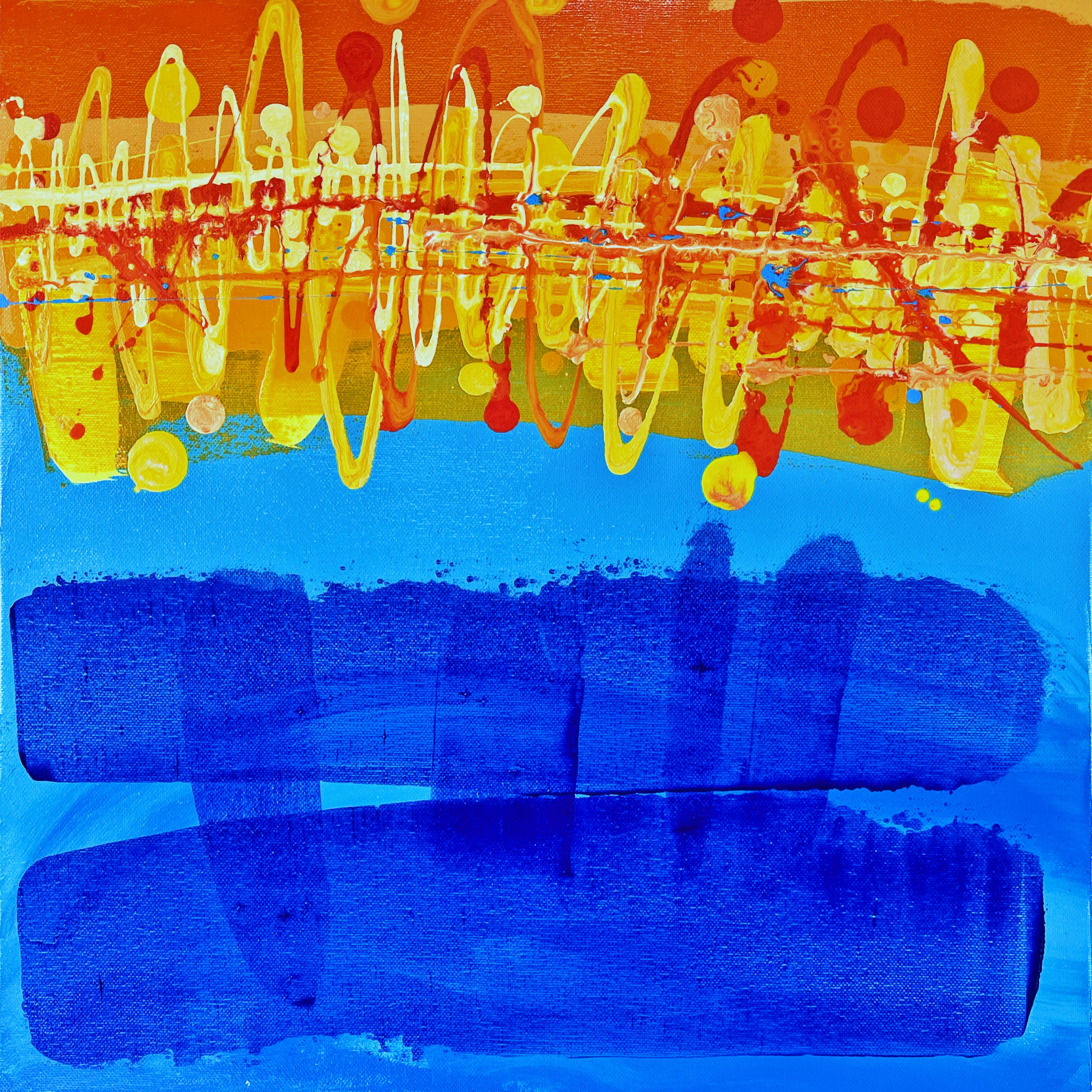 Composition in Amber & Azure, 2022