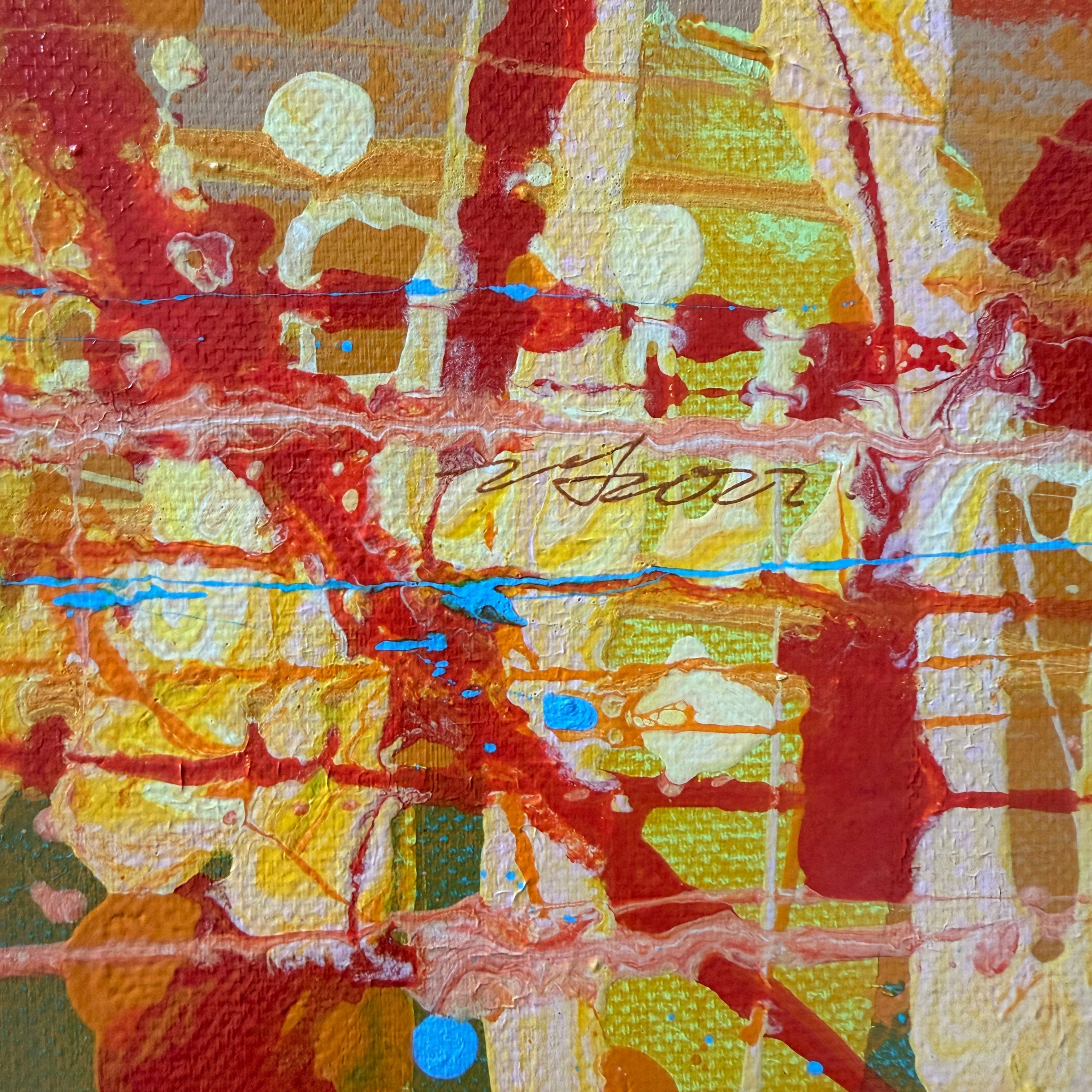 Composition in Amber & Azure, 2022