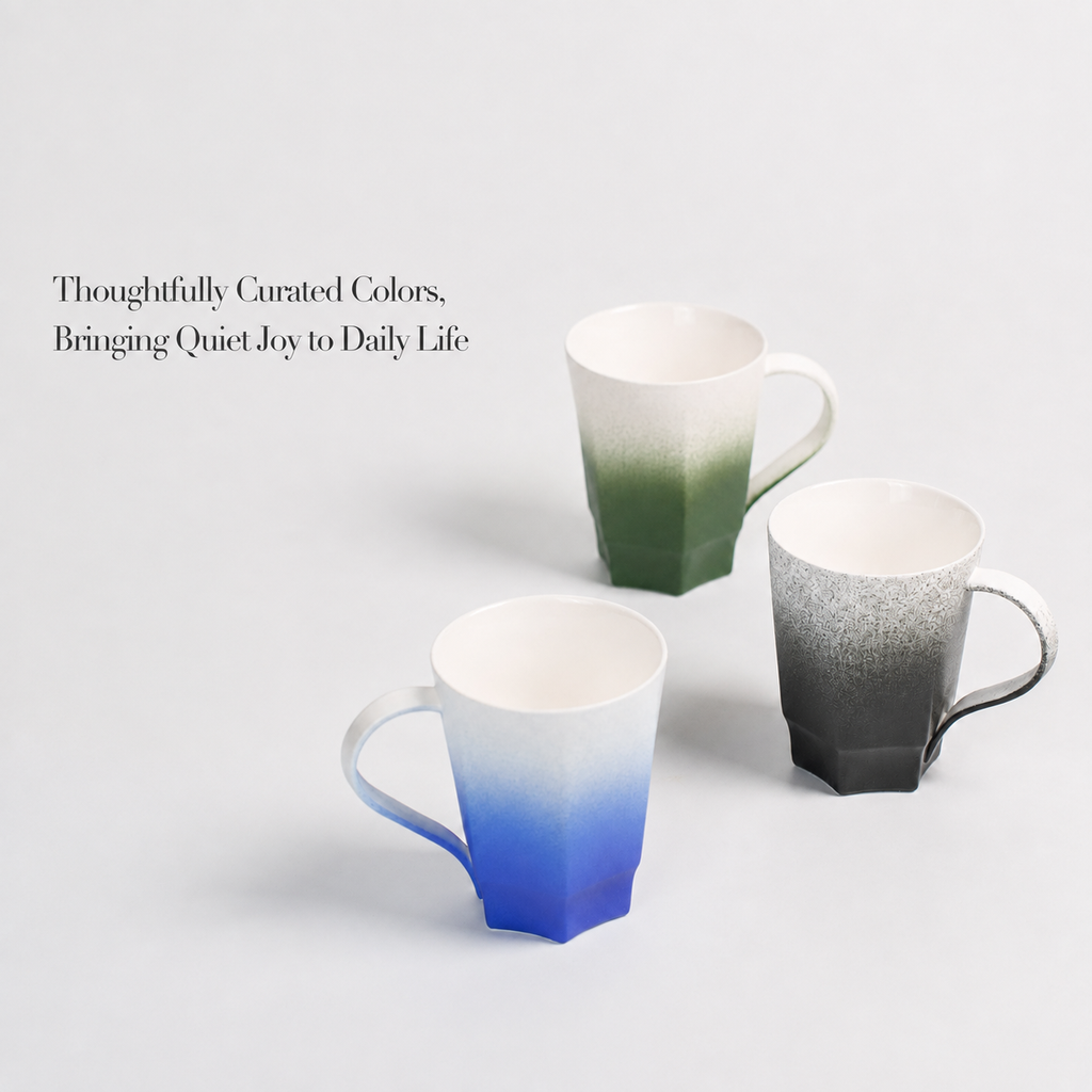 Singular Black Gradient Ceramic Mug
