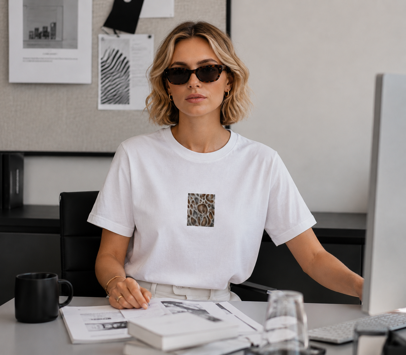 Leopard Abstract Organic T-Shirt