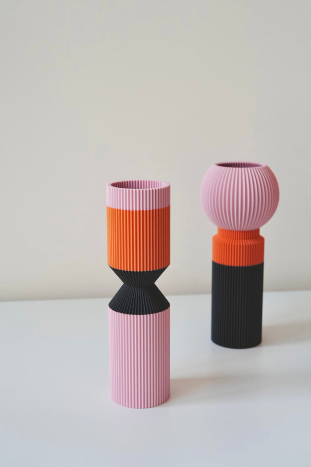 Modern Designer Vase — Minimalist Artistic Flower Vase (Pink1)