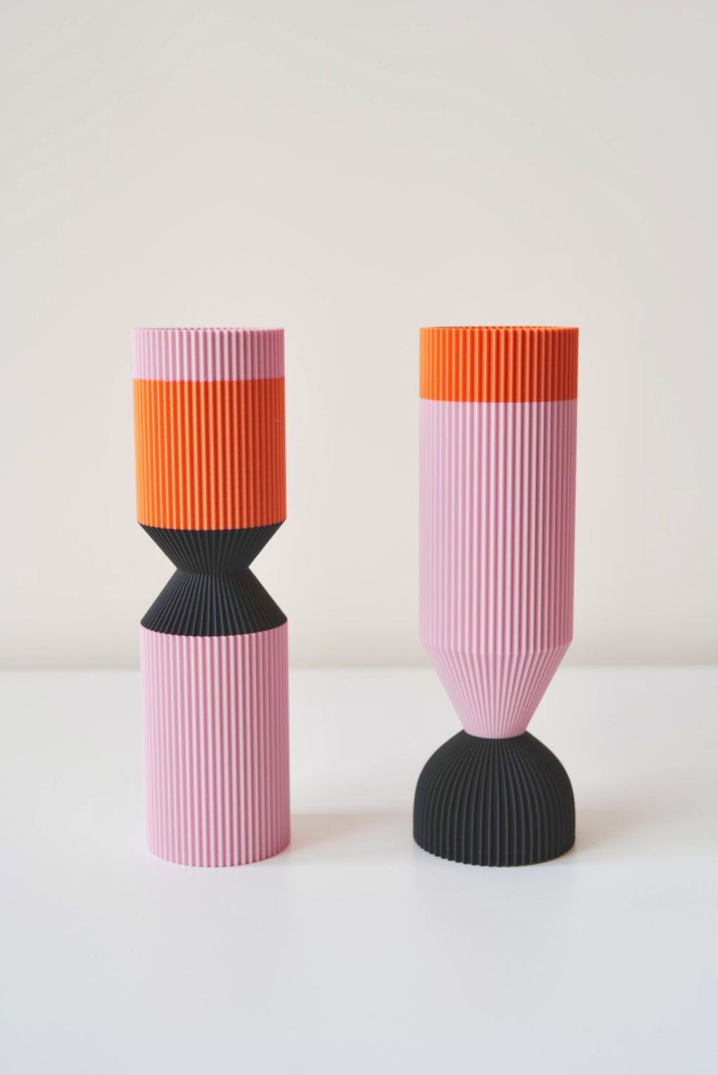 Modern Designer Vase — Minimalist Artistic Flower Vase (Pink2)