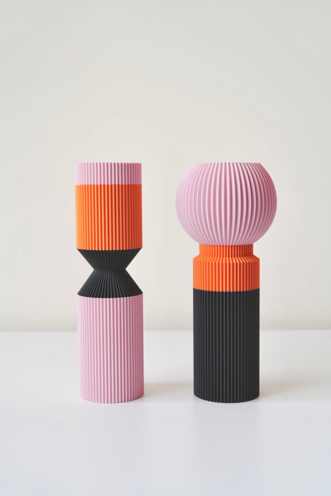 Modern Designer Vase — Minimalist Artistic Flower Vase (Pink1)