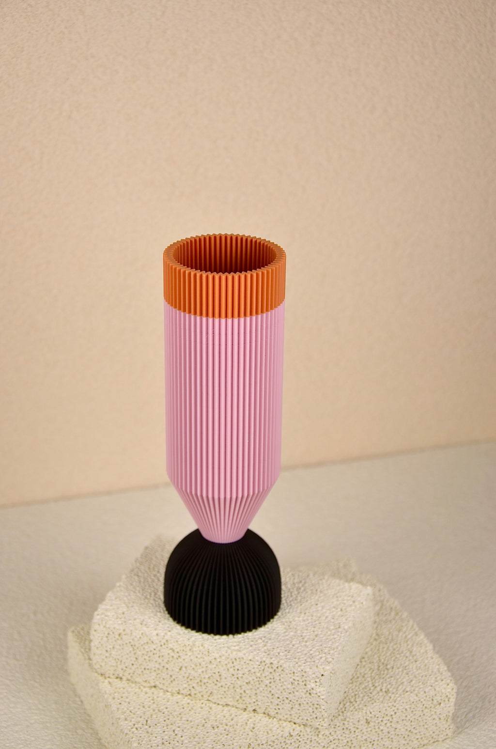 Modern Designer Vase — Minimalist Artistic Flower Vase (Pink2)