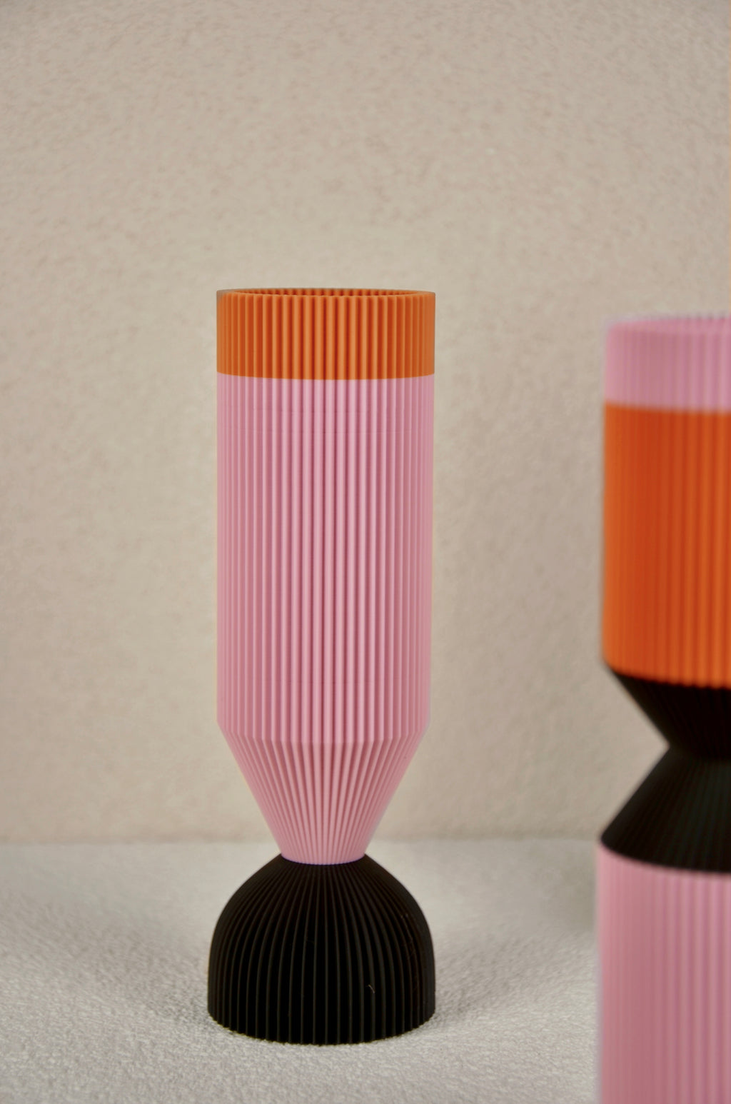 Modern Designer Vase — Minimalist Artistic Flower Vase (Pink2)
