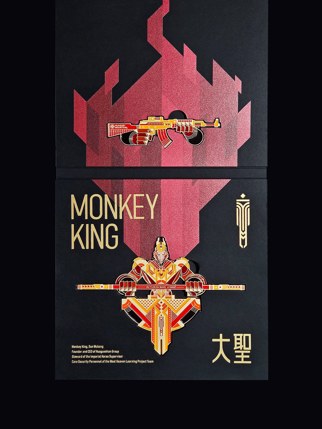 Fridge Magnets-Monkey King, Mythical Guardians