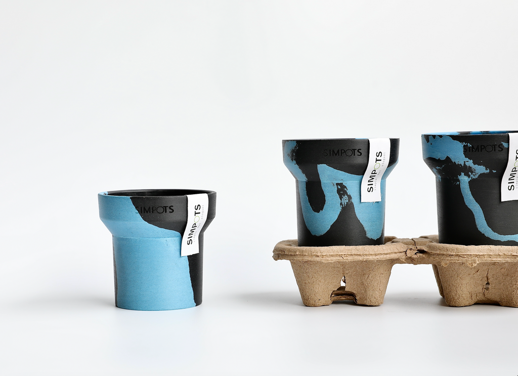 Flow Within: One-of-a-Kind Stone Planter (Small)