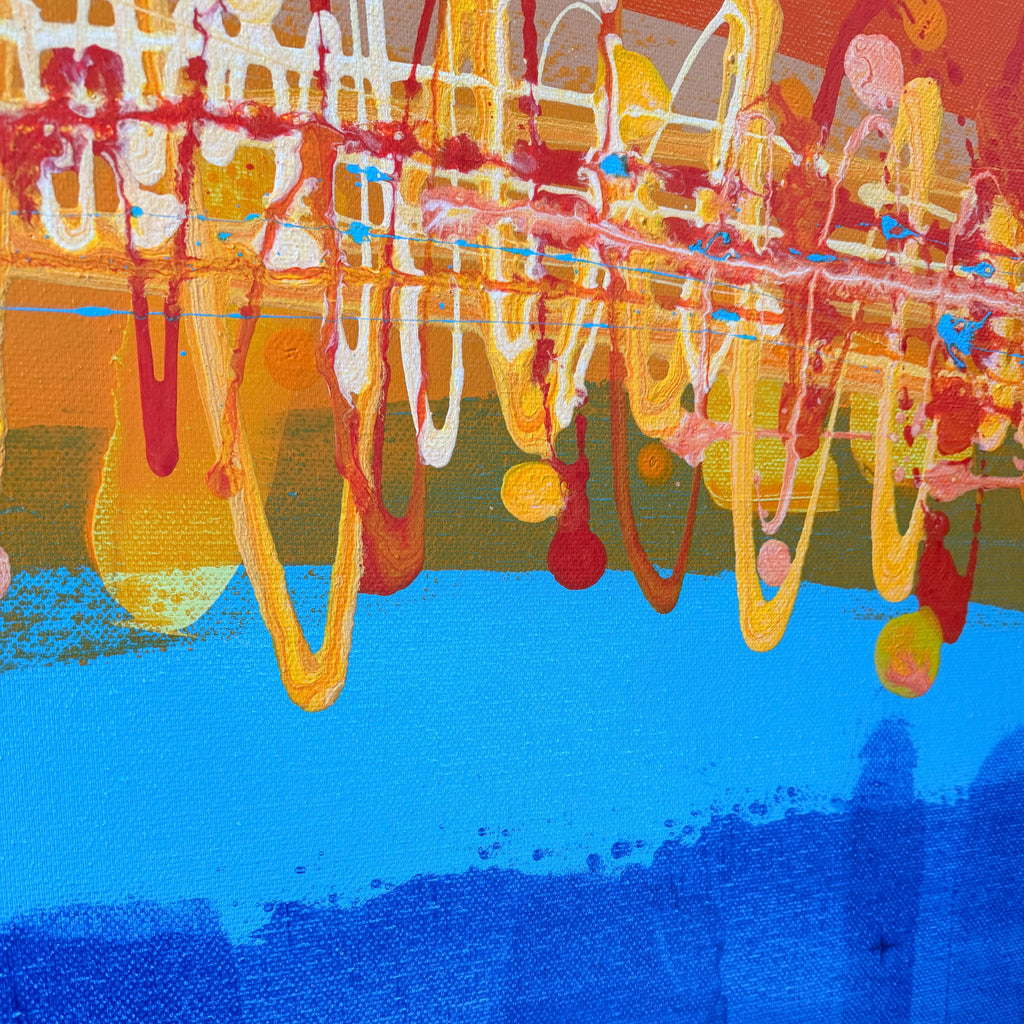 Composition in Amber & Azure, 2022