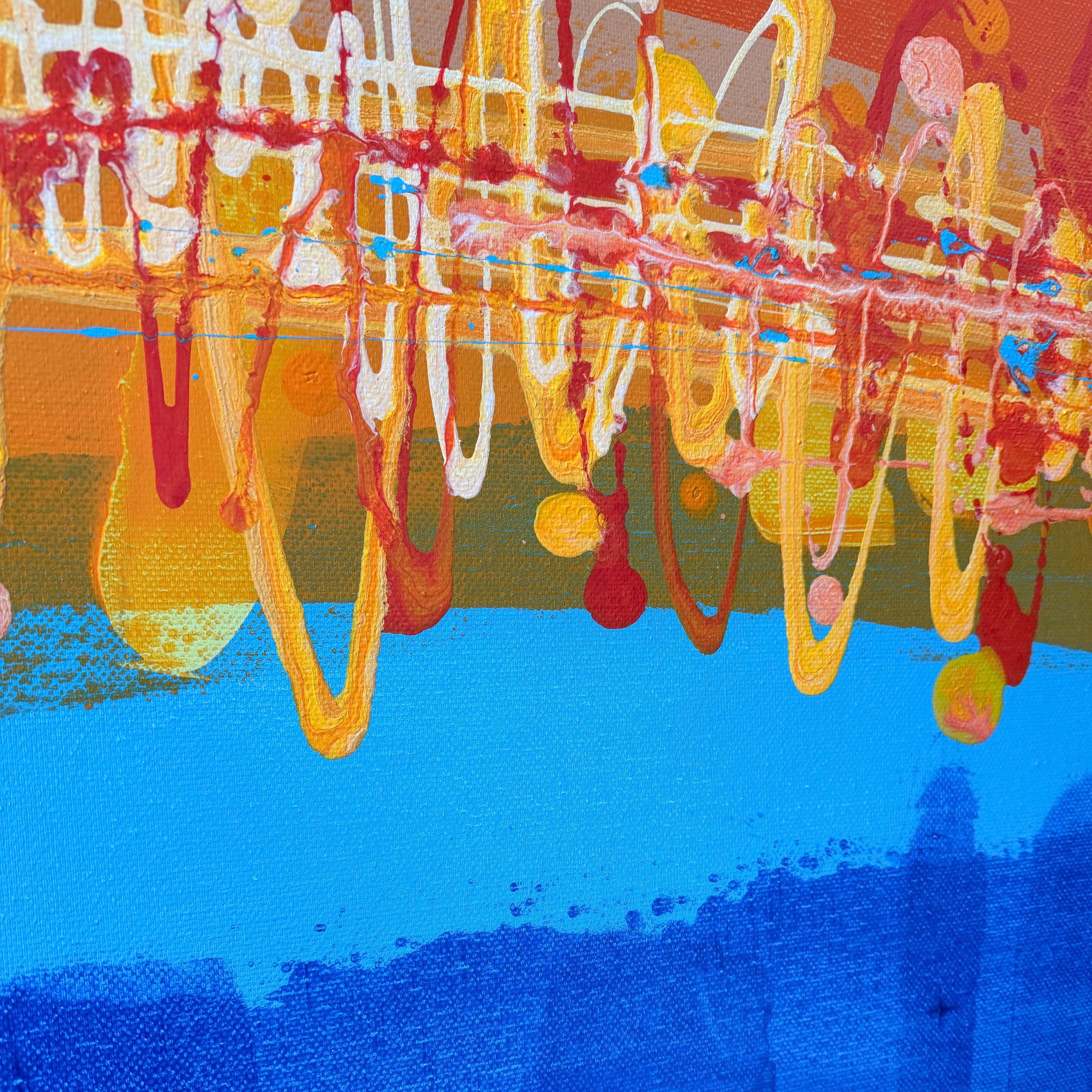 Composition in Amber & Azure, 2022