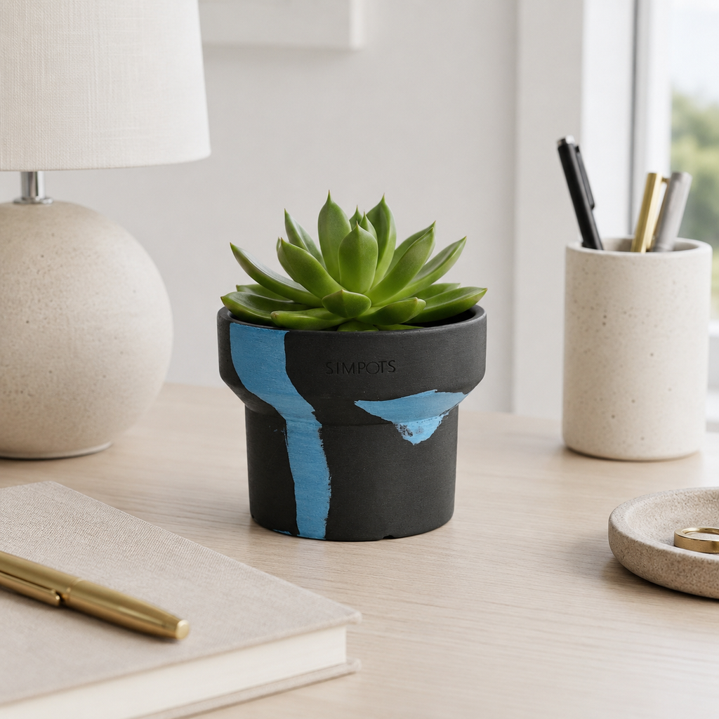 Flow Within: One-of-a-Kind Stone Planter (Large)