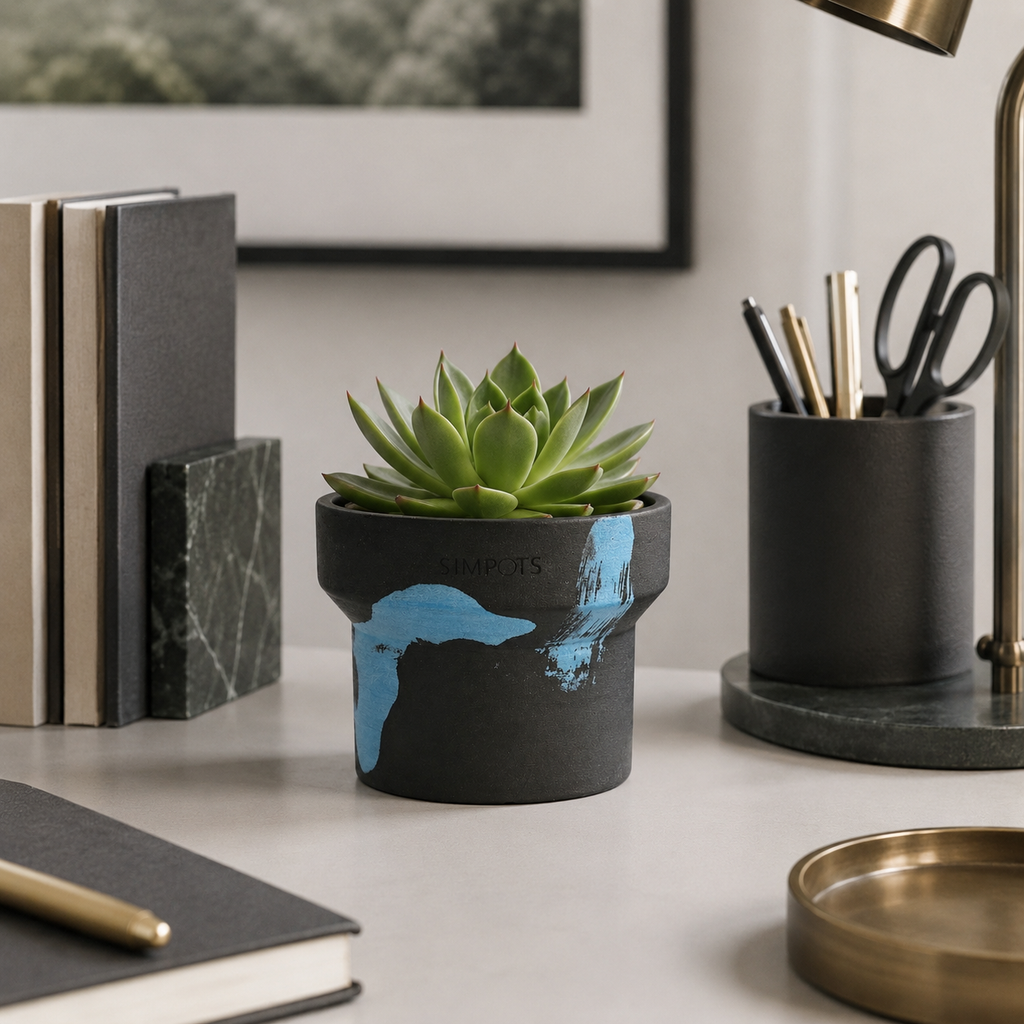Flow Within: One-of-a-Kind Stone Planter (Large)