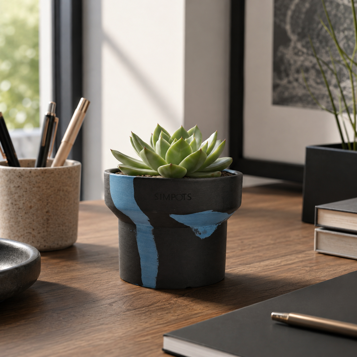 Flow Within: One-of-a-Kind Stone Planter (Large)