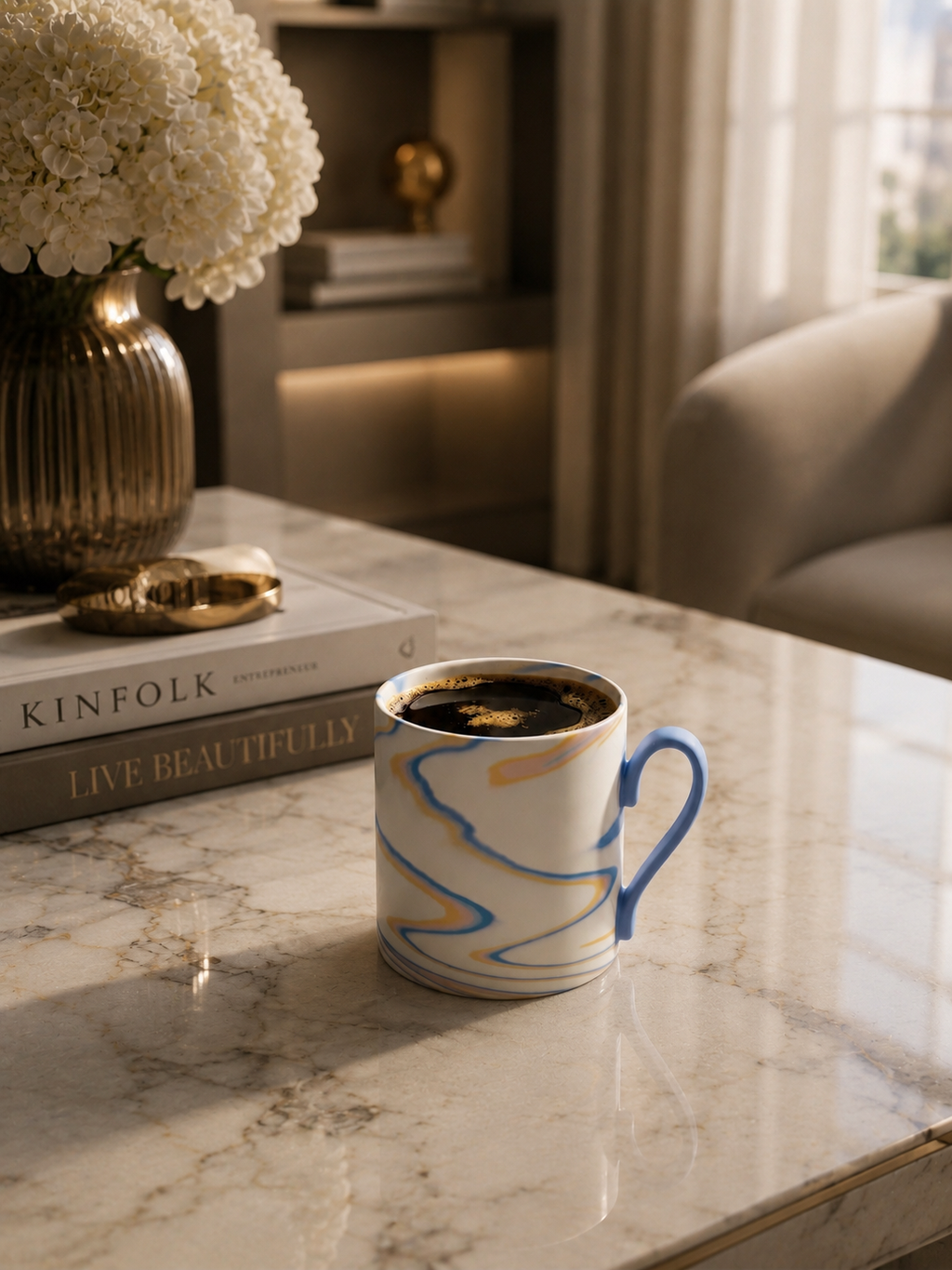 The Singular Fluid Mug (Blue)