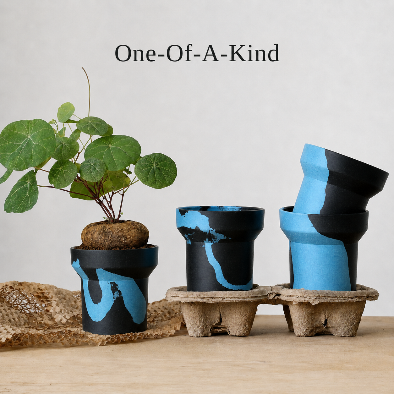Flow Within: One-of-a-Kind Stone Planter (Small)