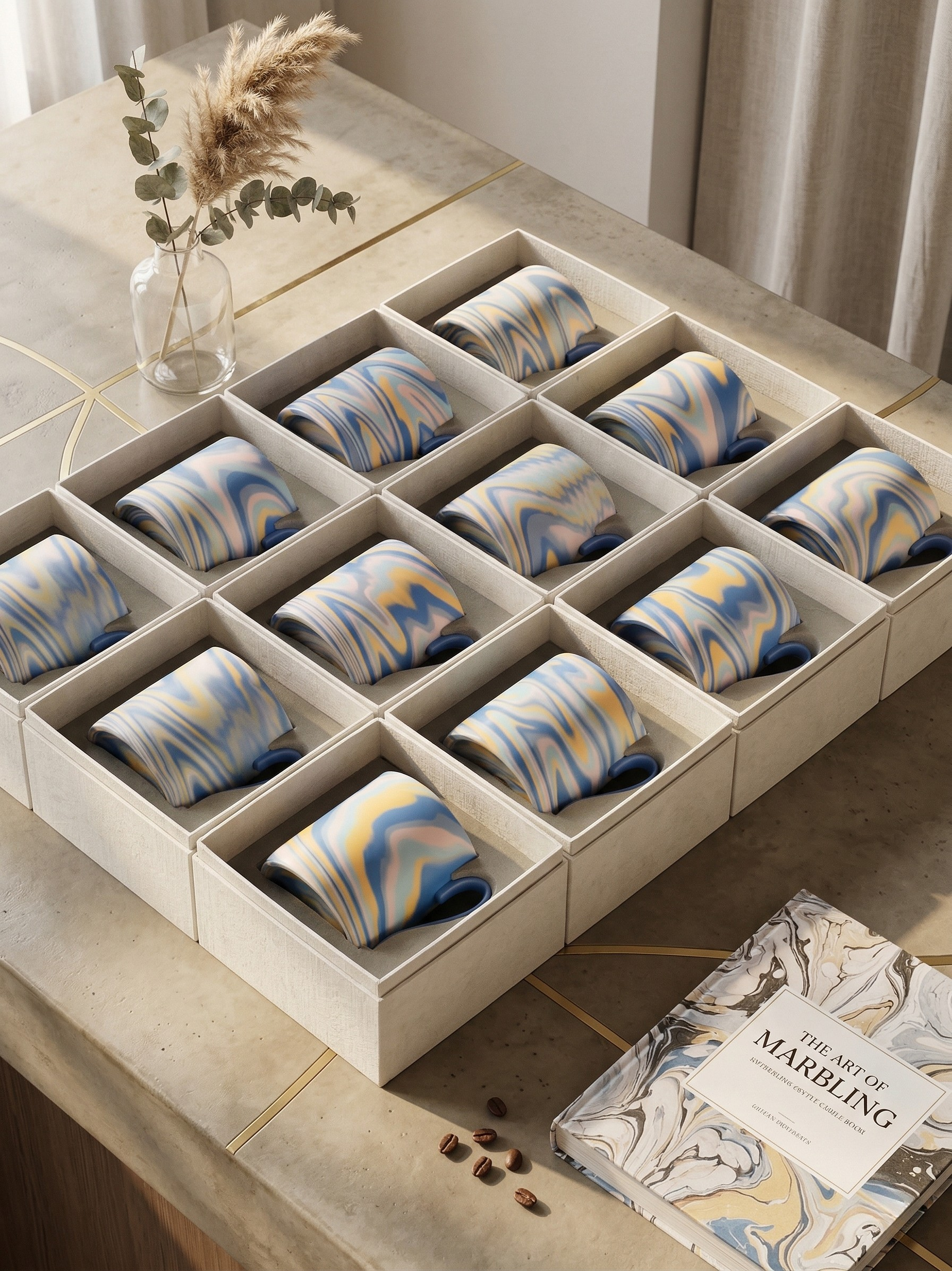 The Singular Fluid Mug (Blue & Yellow)