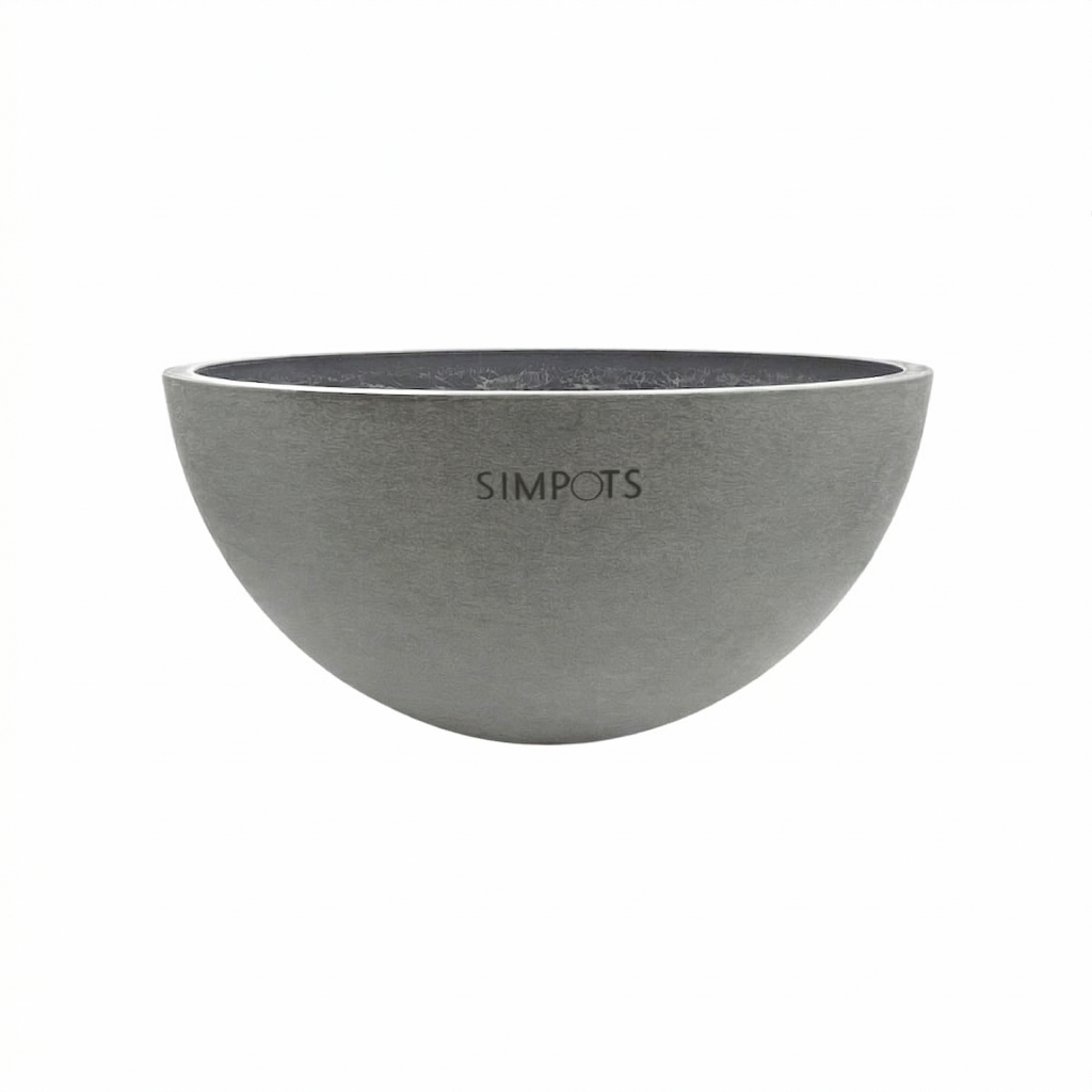 The Orb Sculptural Planter (Gray)