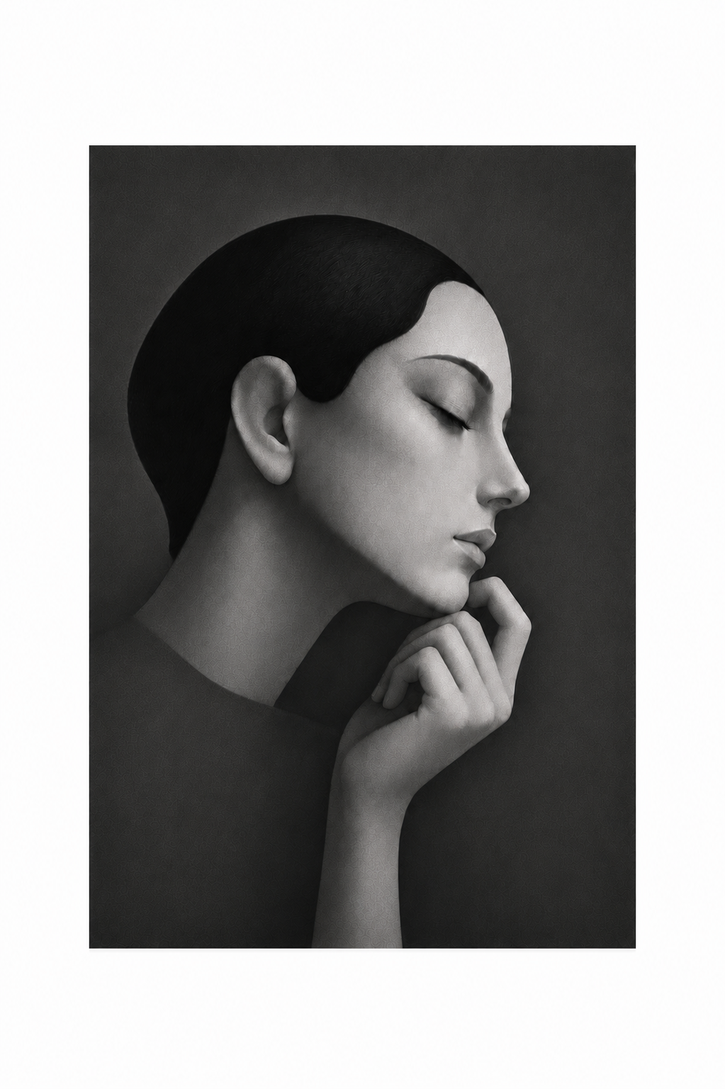 Silent Muse | Wearable Art T-Shirt (darkgray)