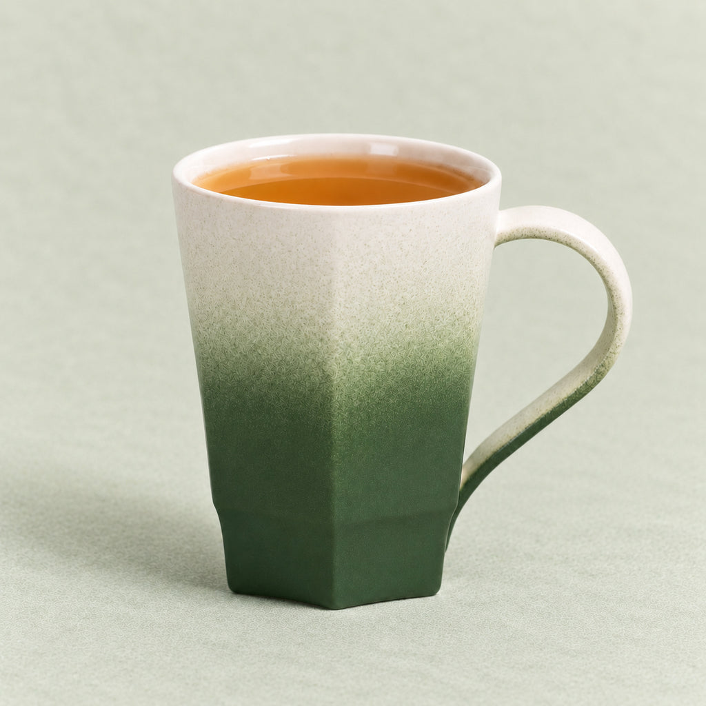 Singular Green Gradient Ceramic Mug