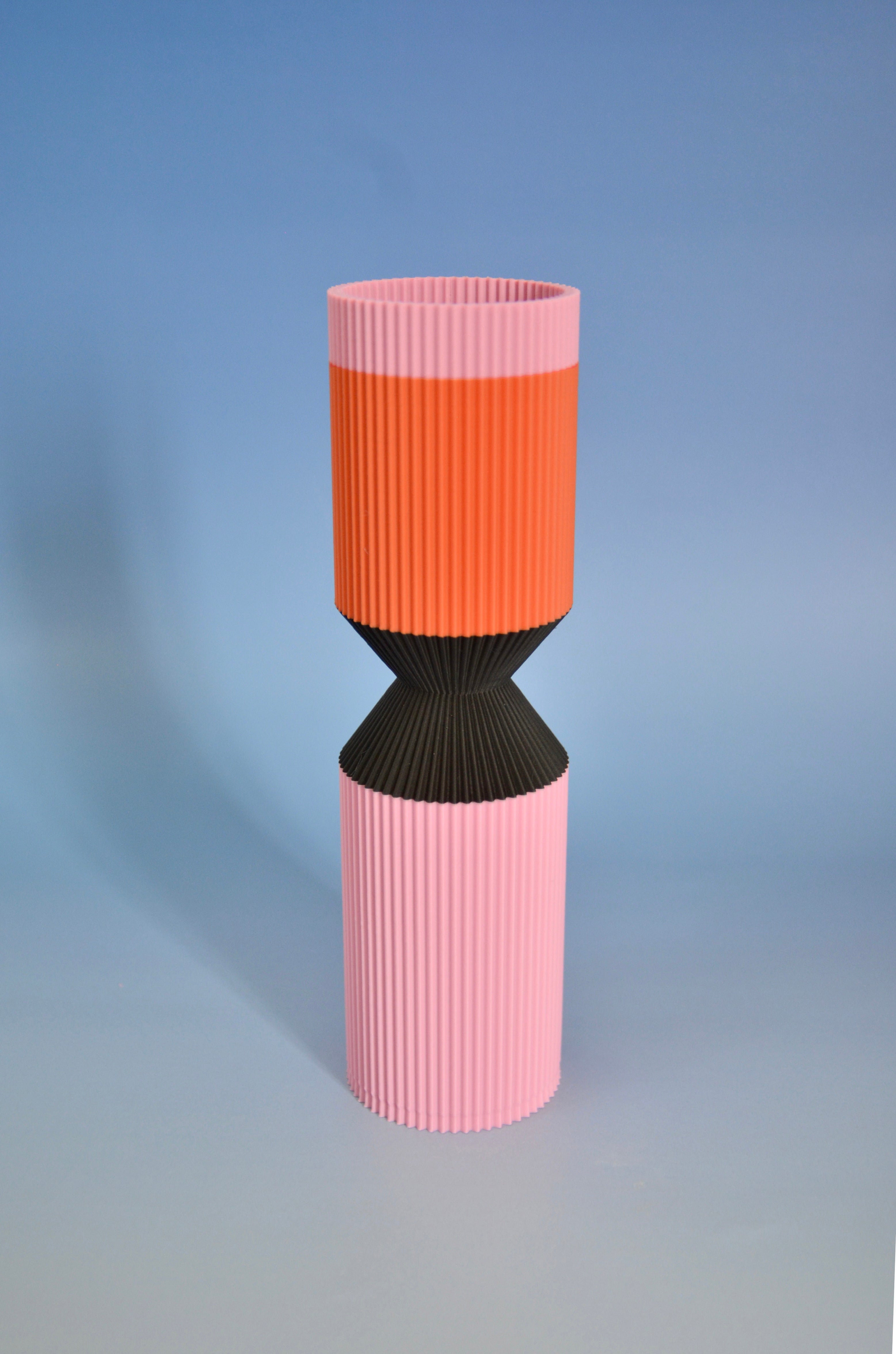 Modern Designer Vase — Minimalist Artistic Flower Vase (Pink1)